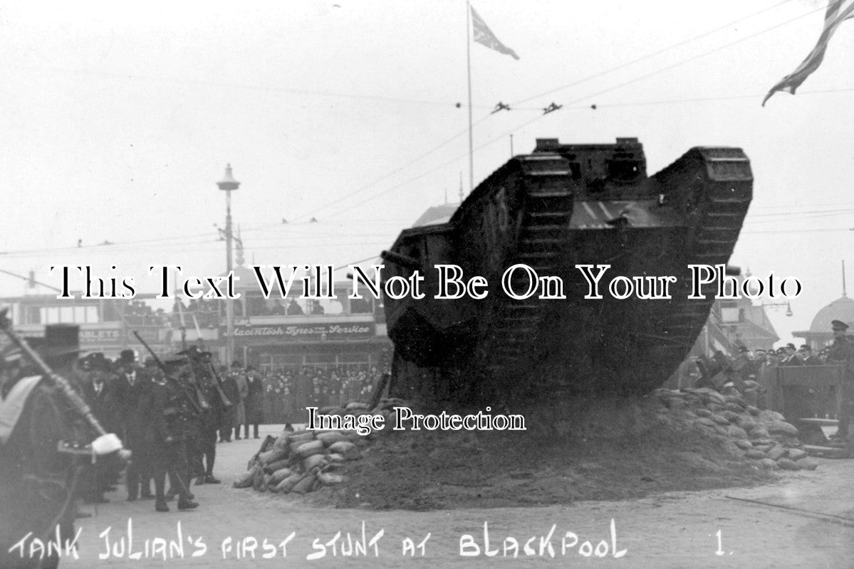 LA 1797 - WW1 Tank 'Julian' At Blackpool, Lancashire