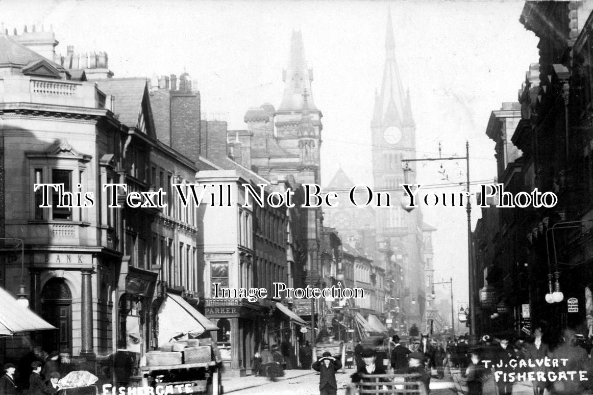 LA 180 - Fishergate, Preston, Lancashire c1904