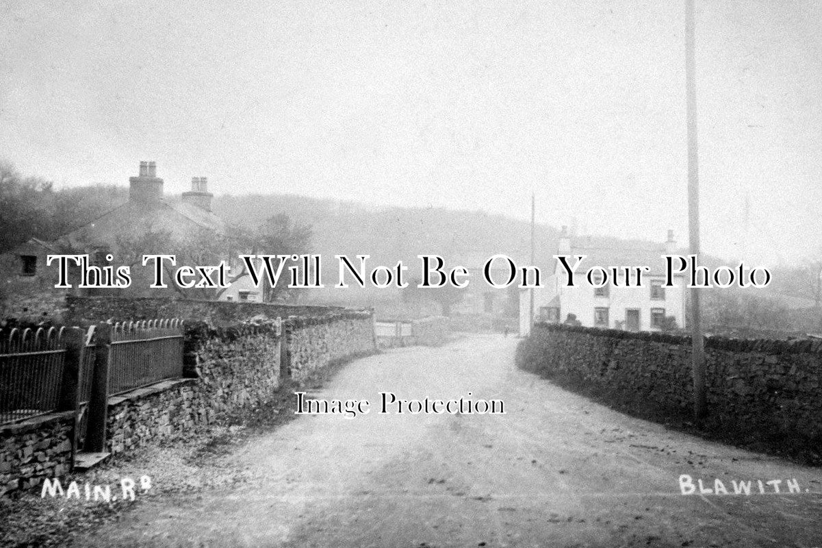 LA 1806 - Main Road, Blawith, Lancashire c1906