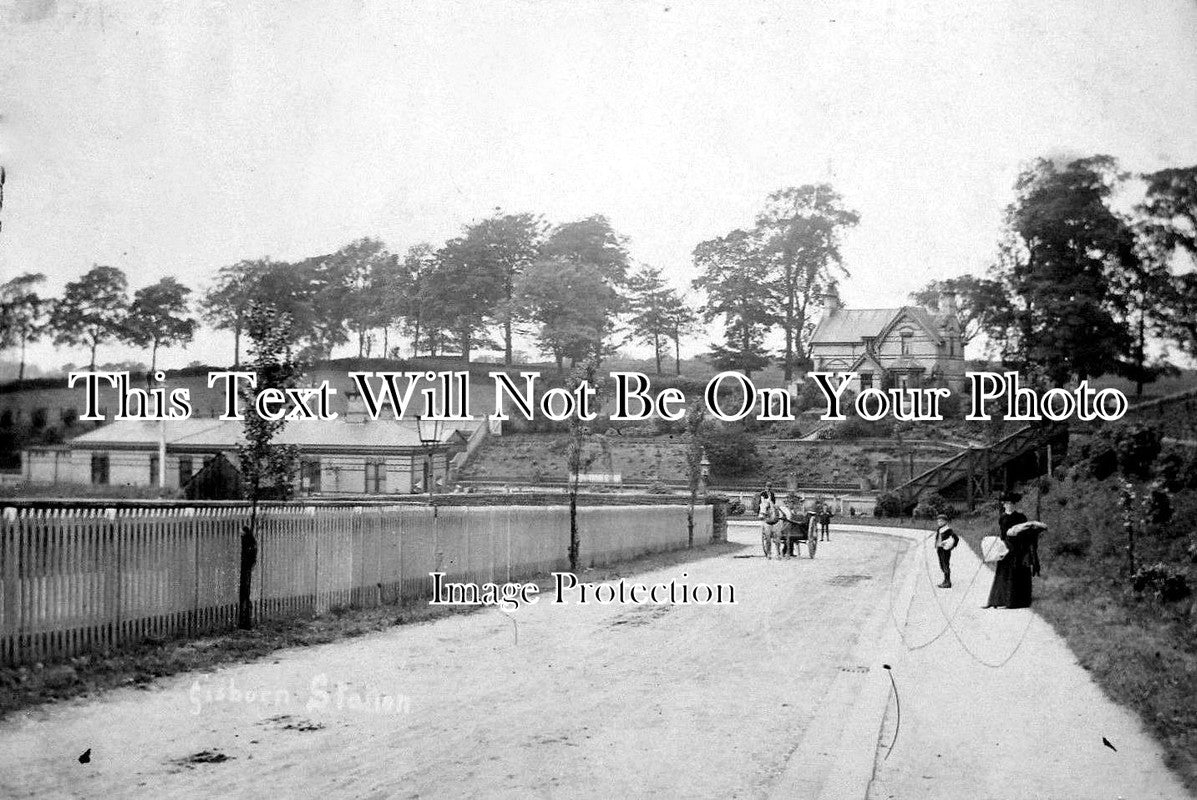 LA 1807 - Gisburn Railway Station, Lancashire c1904