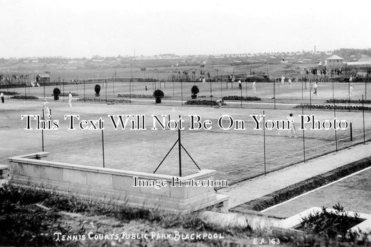 LA 1810 - Tennis Courts, Public Park, Stanley, Blackpool, Lancashire