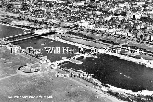 LA 1822 - Southport From The Air, Lancashire