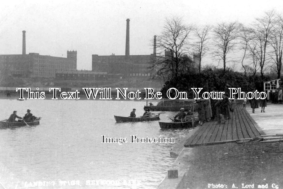 LA 1841 - Landing Stage, Heywood Lake, Heywood, Lancashire
