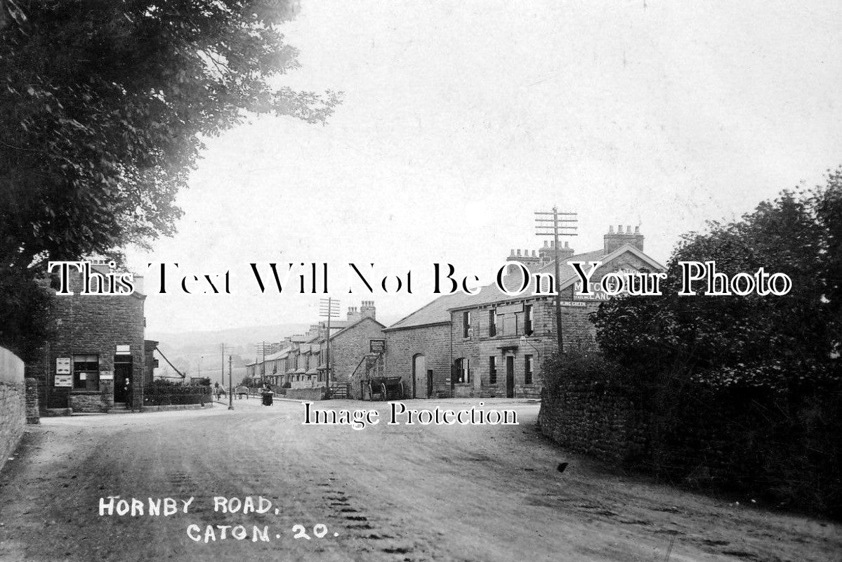 LA 1861 - Hornby Road, Caton, Lancashire c1910