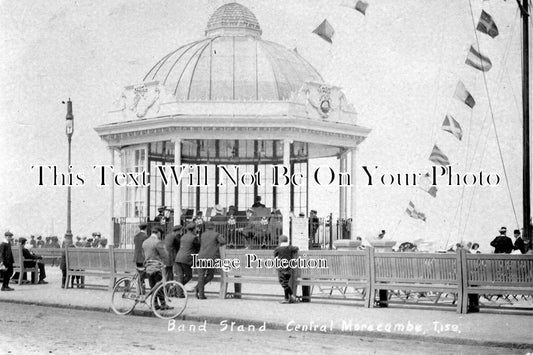 LA 1863 - Band Stand Central, Morecambe, Lancashire c1914