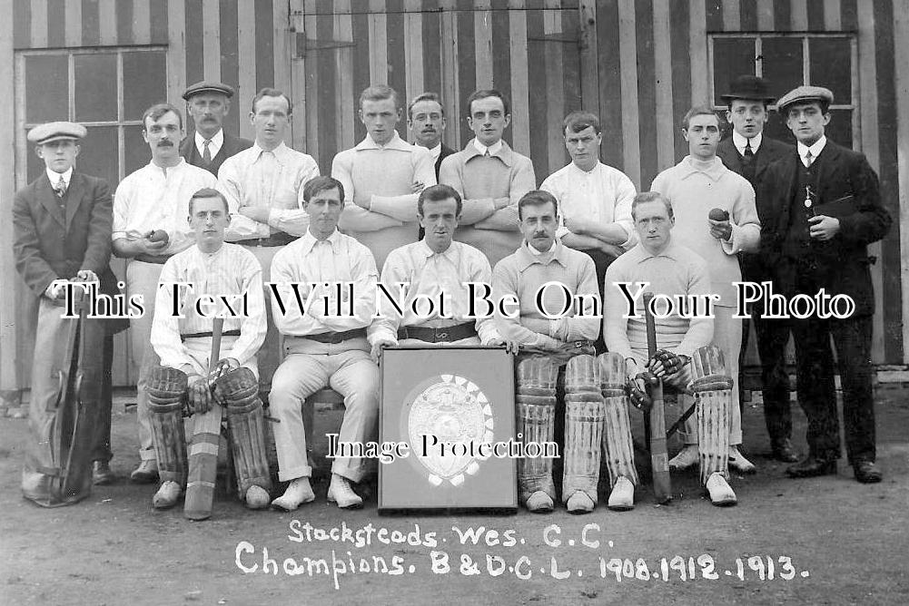 LA 1864 - Stacksteads West Cricket Club Champions, Lancashire – JB Archive