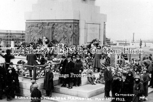 LA 1870 - New War Memorial, Blackpool, Lancashire 1923