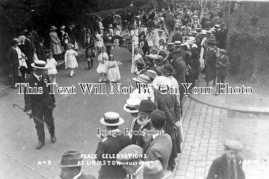 LA 1873 - Peace Celebrations At Urmston, Manchester, Lancashire 1919