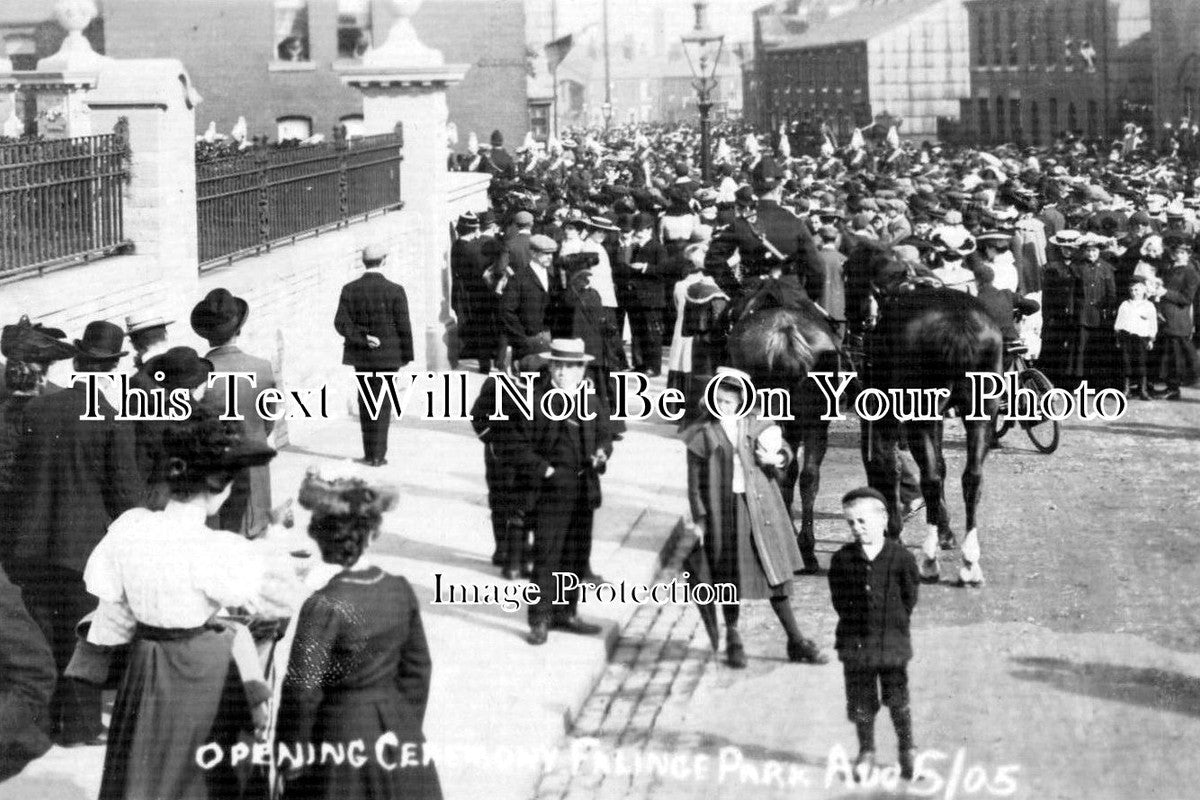 LA 1877 - Opening Of Falinge Park, Rochdale, Lancashire 1905