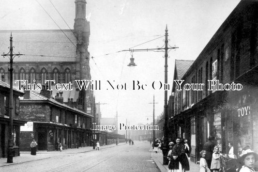 LA 1882 - Gorton Lane & Monastery West Gorton, Manchester, Lancashire c1920