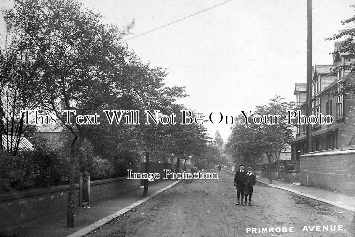 LA 1883 - Primrose Avenue, Urmston, Manchester, Lancashire c1913