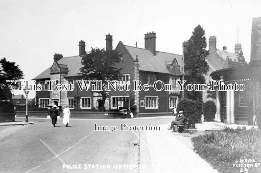 LA 1892 - The Police Station, Urmston, Manchester, Lancashire c1922