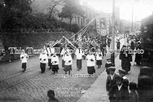 LA 1909 - St Marys Peace March, Haslingden, Lancashire c1919