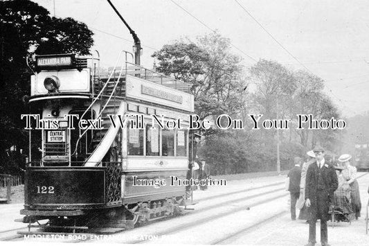 LA 192 - Middleton Road Entrance, Heaton Park, Manchester, Lancashire c1906