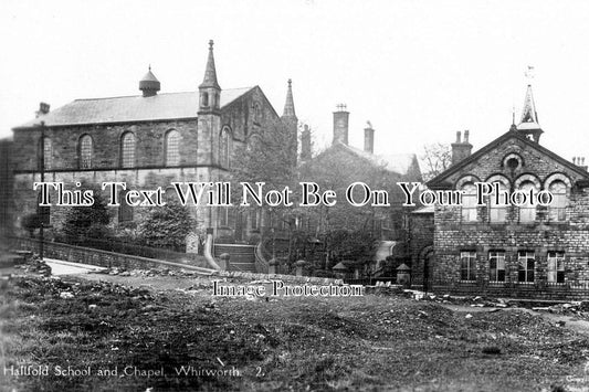 LA 1932 - Hallfold School & Chapel, Whitworth, Lancashire