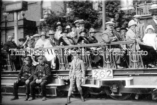 LA 1944 - Driver & Conductor, Circular Tram, Blackpool, Lancashire