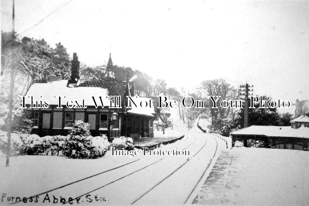 LA 1980 - Furness Abbey Railway Station, Lancashire c1907