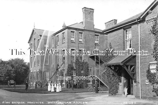 LA 1990 - Fire Brigade Practice, Whittingham Asylum, Preston, Lancashire