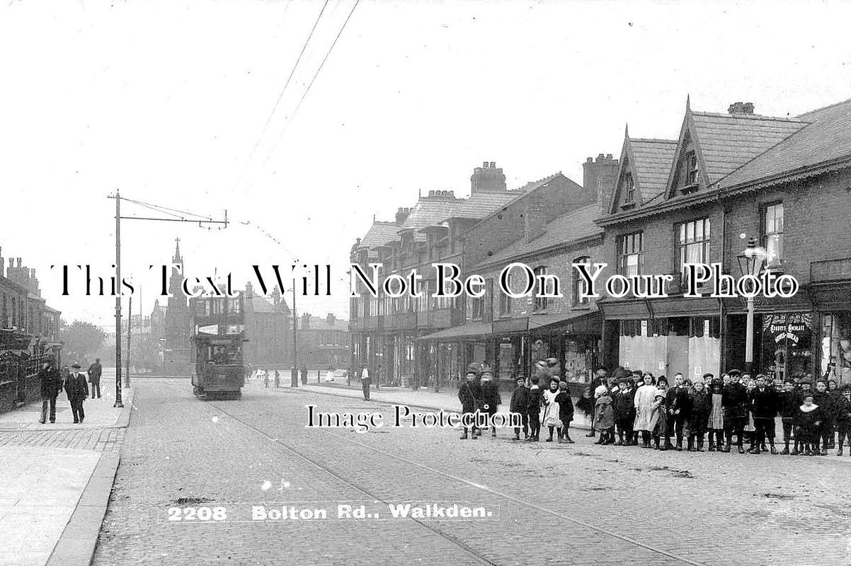 LA 1992 - Bolton Road, Walkden, Lancashire c1914