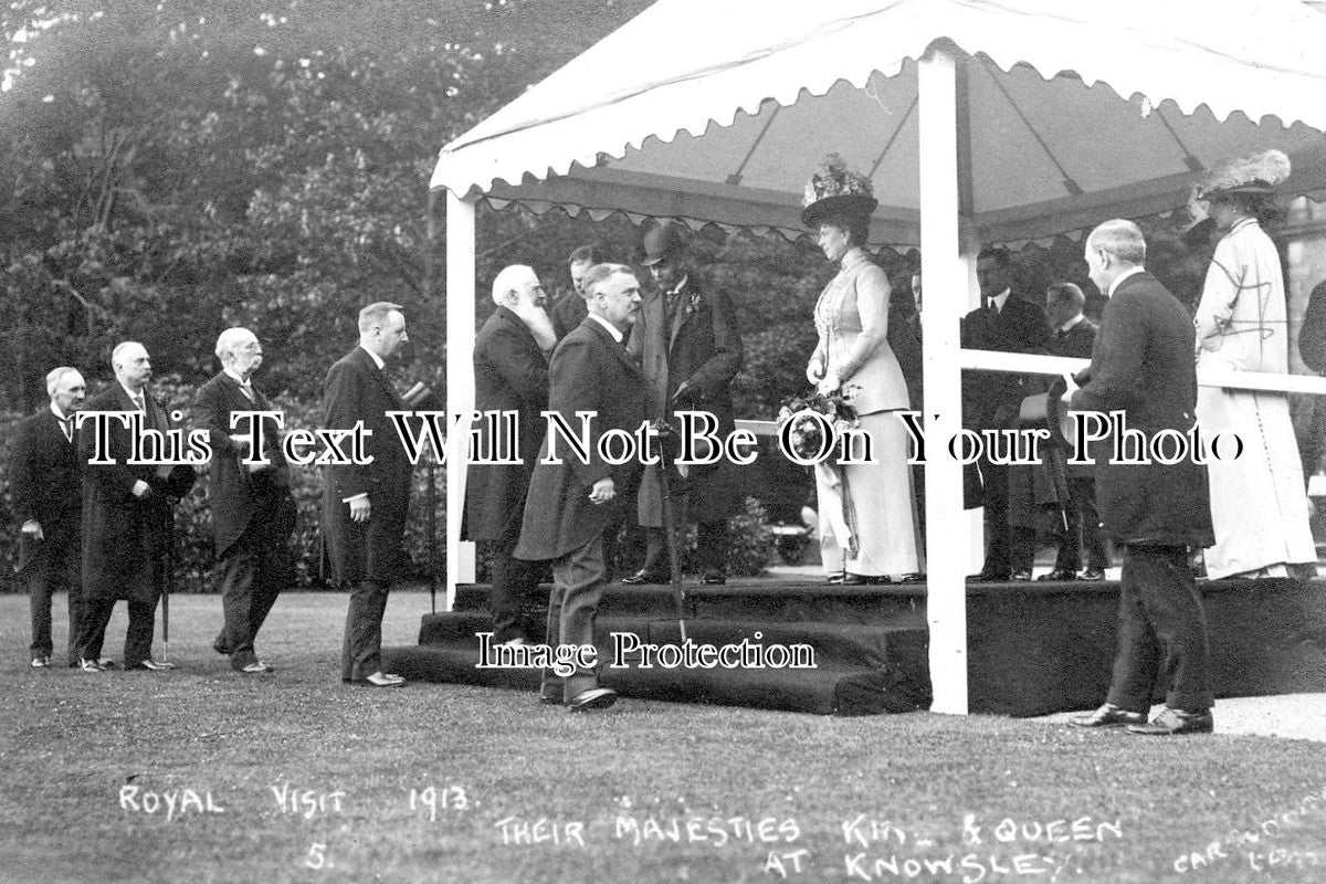 LA 2036 - King & Queen At Knowsley, Lancashire 1913