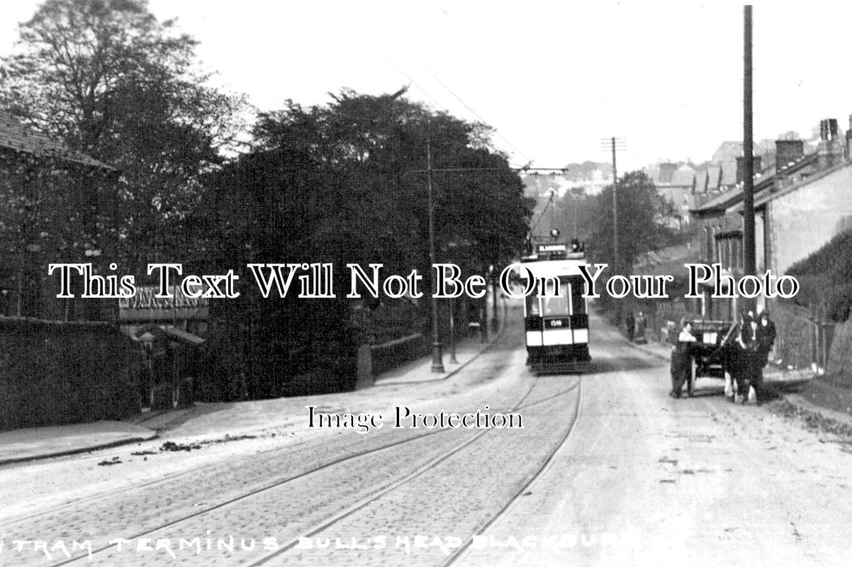 LA 2039 - Tram Terminus, Bulls Head, Blackburn, Lancashire