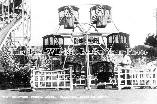 LA 2051 - The Miniature Ferris Wheel, Blackpool Pleasure Beach, Lancashire c1926