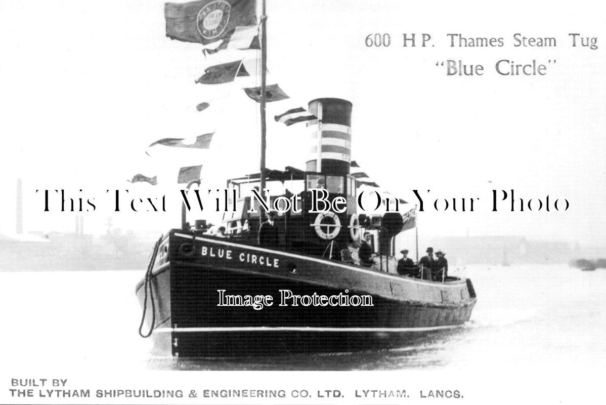 LA 2081 - Lytham Shipbuilding & Engineering Co. Thames Steam Tug, Lancashire