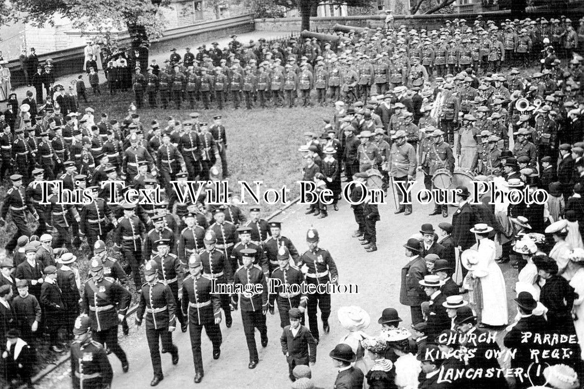 LA 2095 - Church Parade, Kings Own Regiment, Lancaster, Lancashire