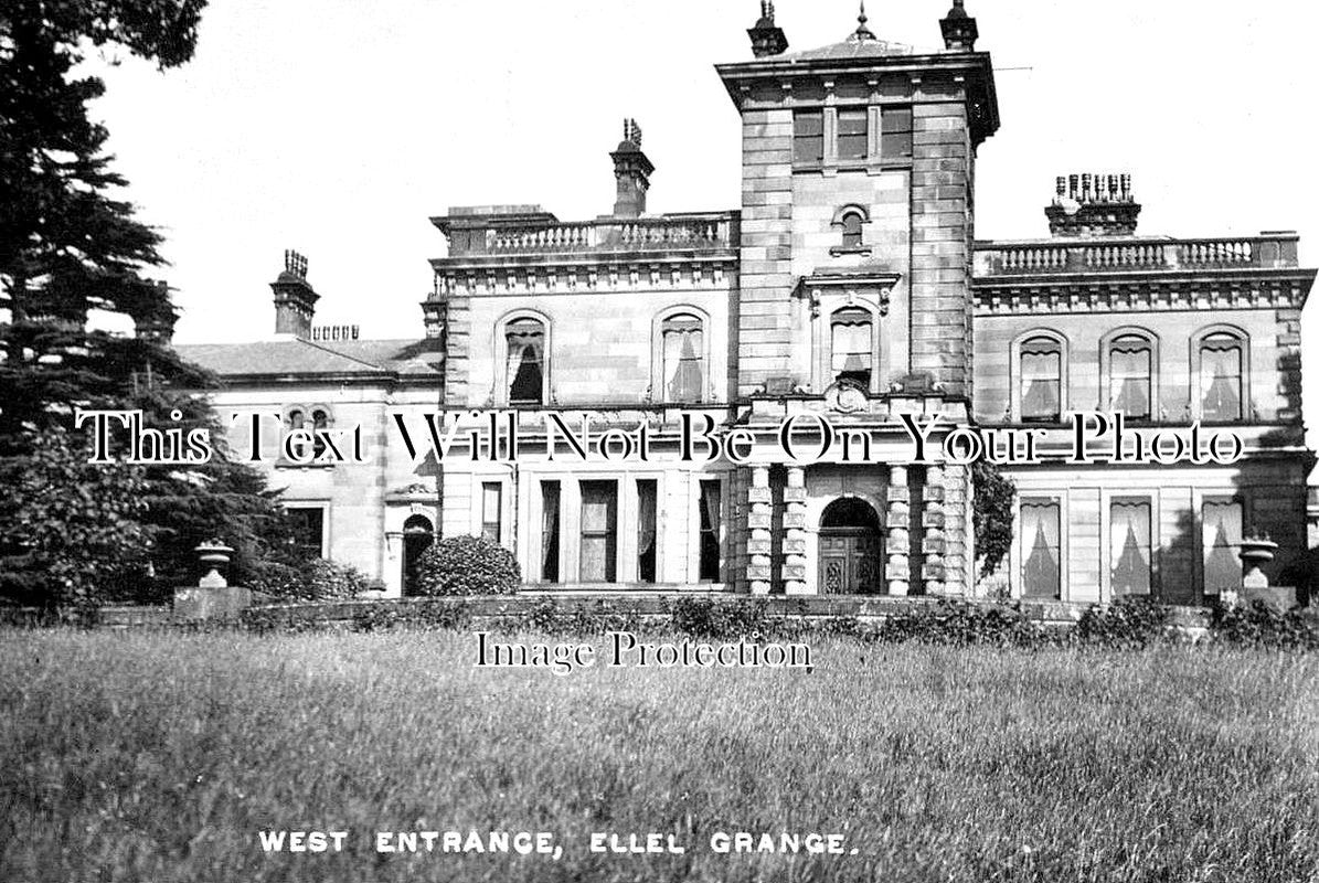 LA 2132 - West Entrance, Ellel Grange, Lancaster, Lancashire c1948