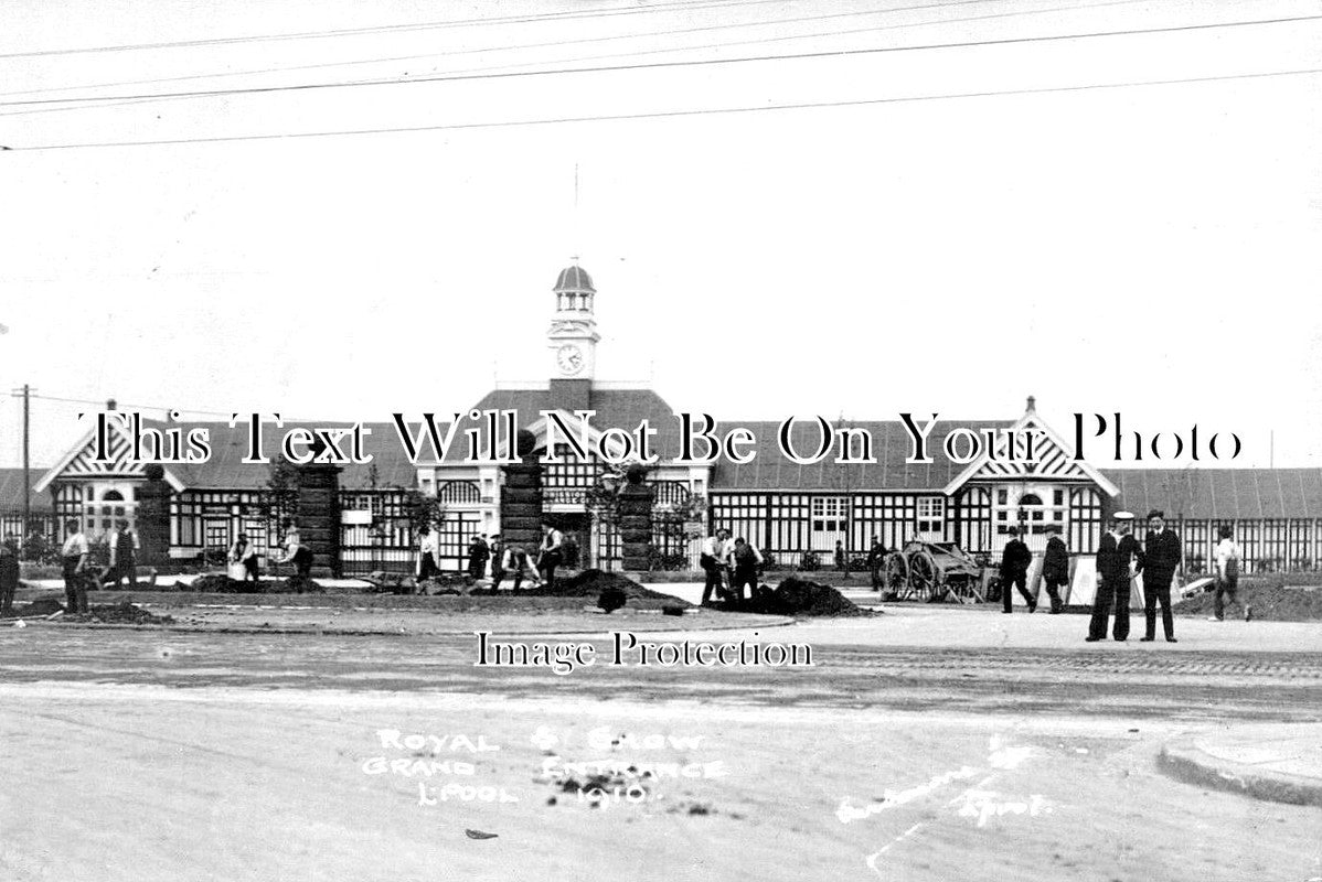 LA 2151 - Royal Show Grand Entrance, Liverpool, Lancashire 1910