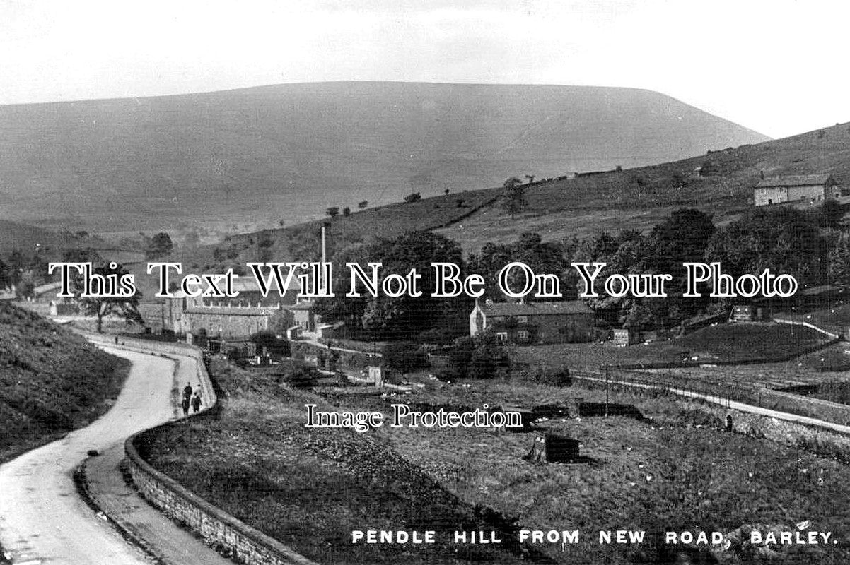 LA 2209 - Pendle Hill From New Road, Barley, Lancashire