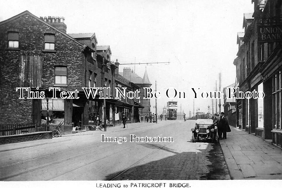 LA 222 - Leading To Patricroft Bridge, Eccles, Manchester, Lancashire c1926