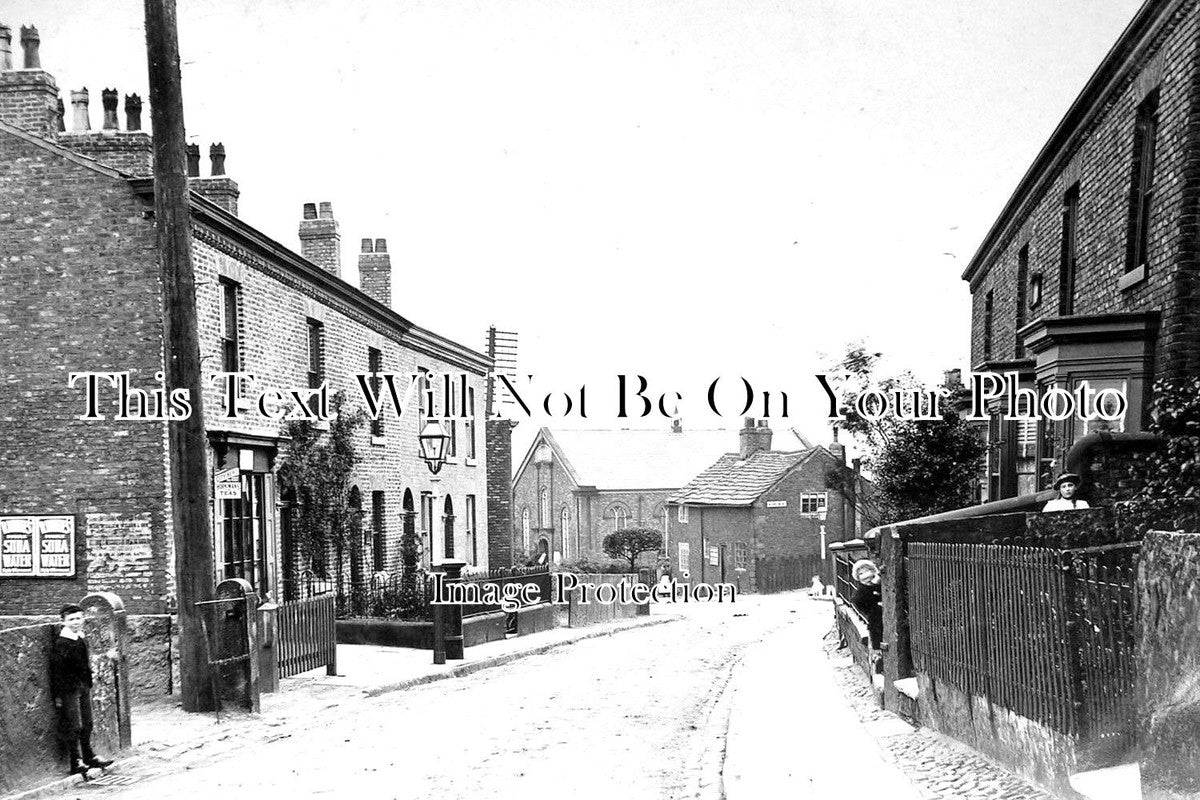 LA 2238 - Crab Lane, Blackley, Manchester, Lancashire c1907