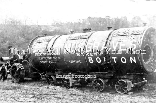 LA 2281 - Musgraves Boiler Under Tow, Bolton, Lancashire