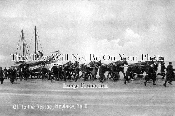 LA 231 - Off To THe Rescue, Hoylake Lifeboat, Lancashire c1905