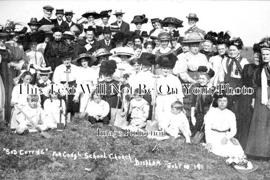 LA 2322 - Sod Cutting For Bispham Congregational School Church, Lancashire