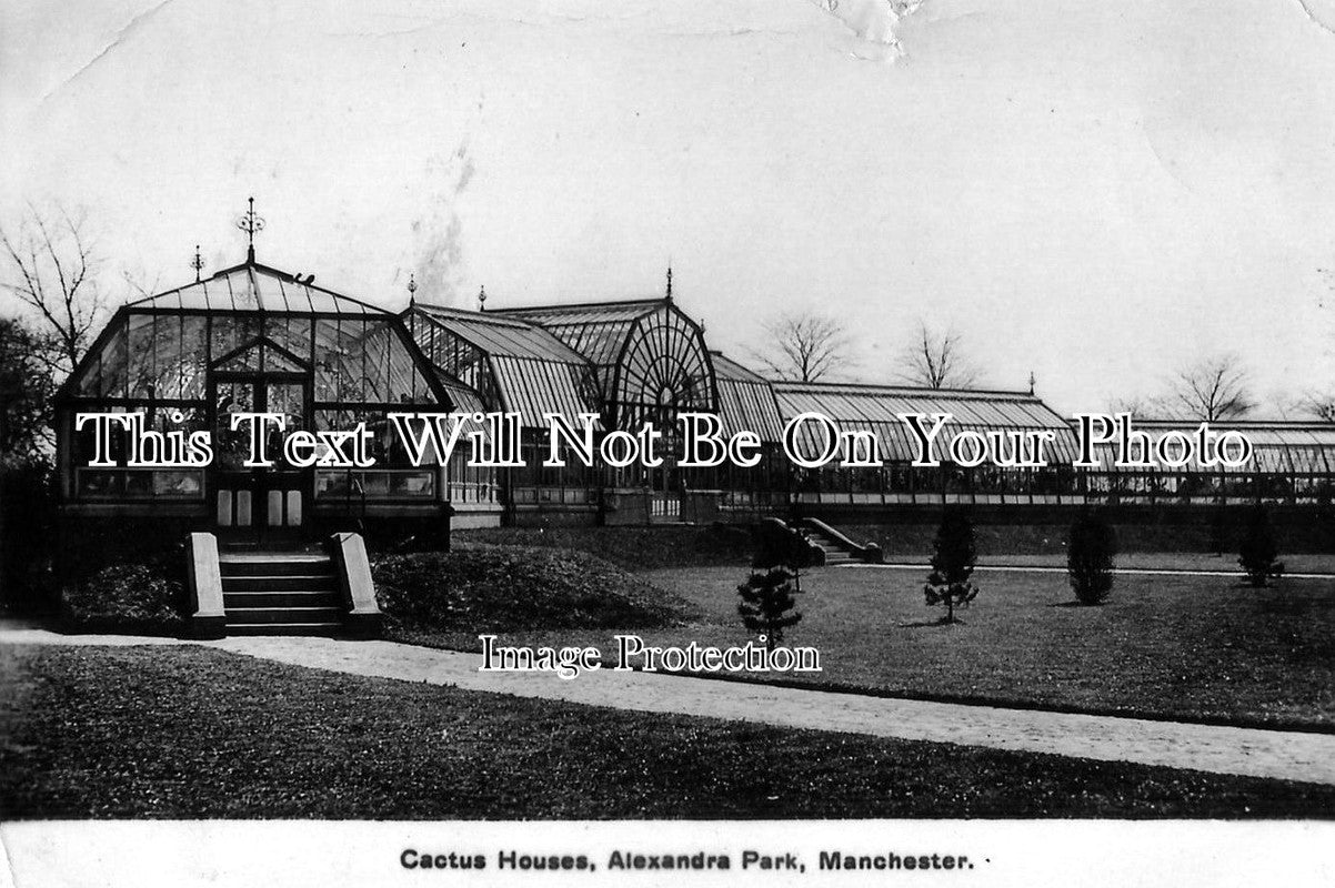 LA 233 - Cactus Houses, Alexandra Park, Manchester, Lancashire c1908