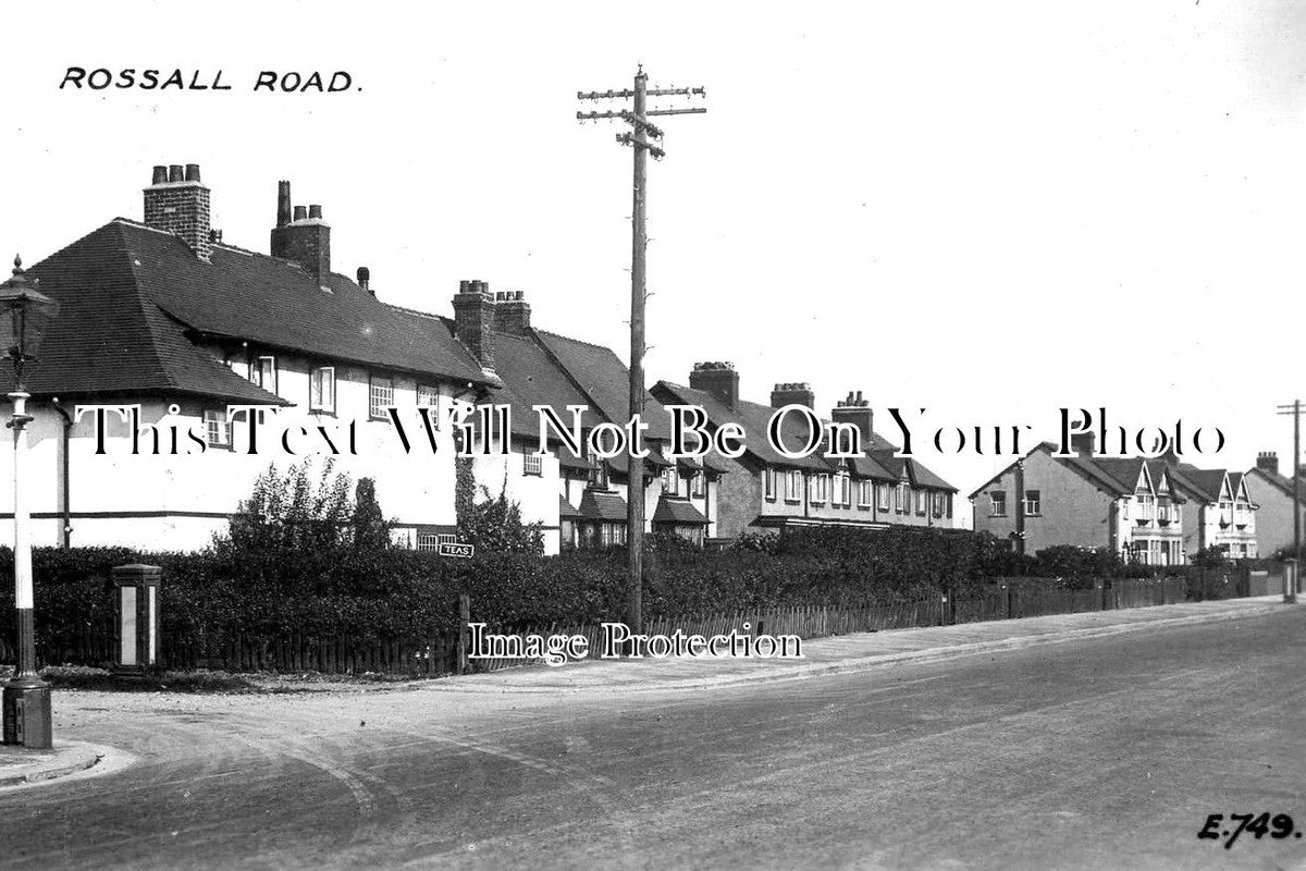 LA 2347 - Rossall Road, Blackpool, Lancashire