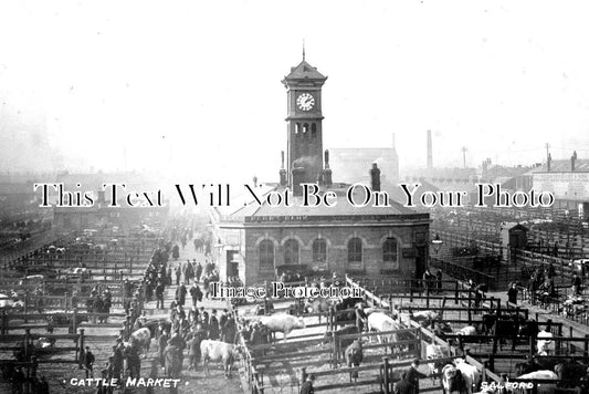 LA 2349 - Salford Cattle Market, Lancashire c1905
