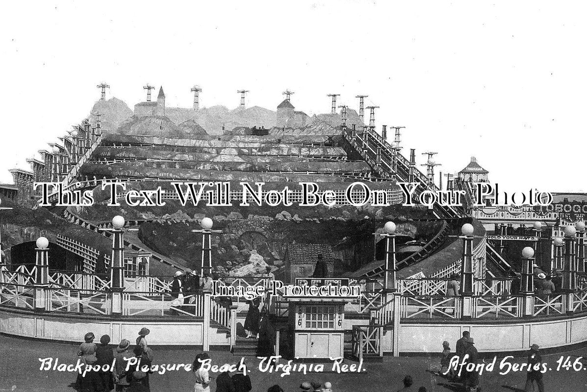 LA 2356 - Virginia Reel & Toboggan Ride, Blackpool Pleasure Beach, Lancashire