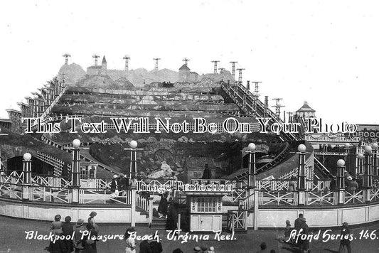 LA 2356 - Virginia Reel & Toboggan Ride, Blackpool Pleasure Beach, Lancashire