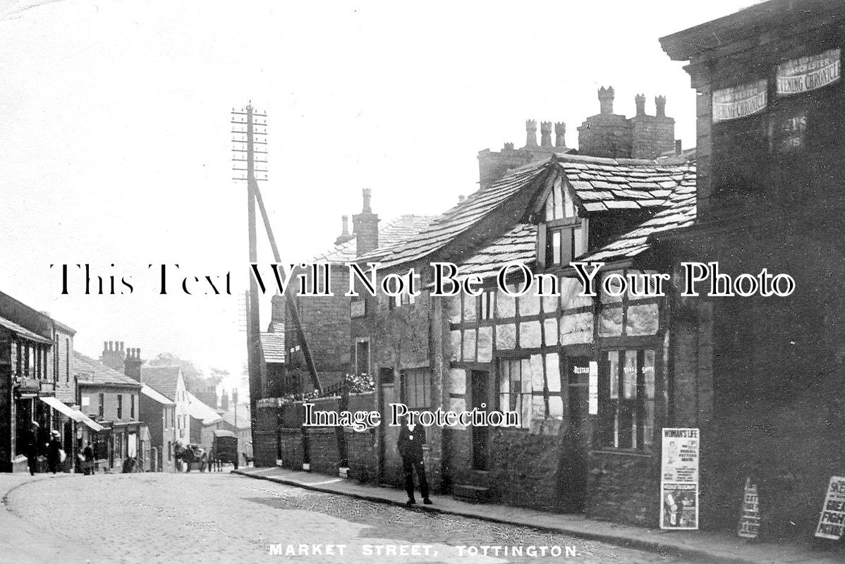 LA 2376 - Market Street, Tottington Bury, Lancashire c1923