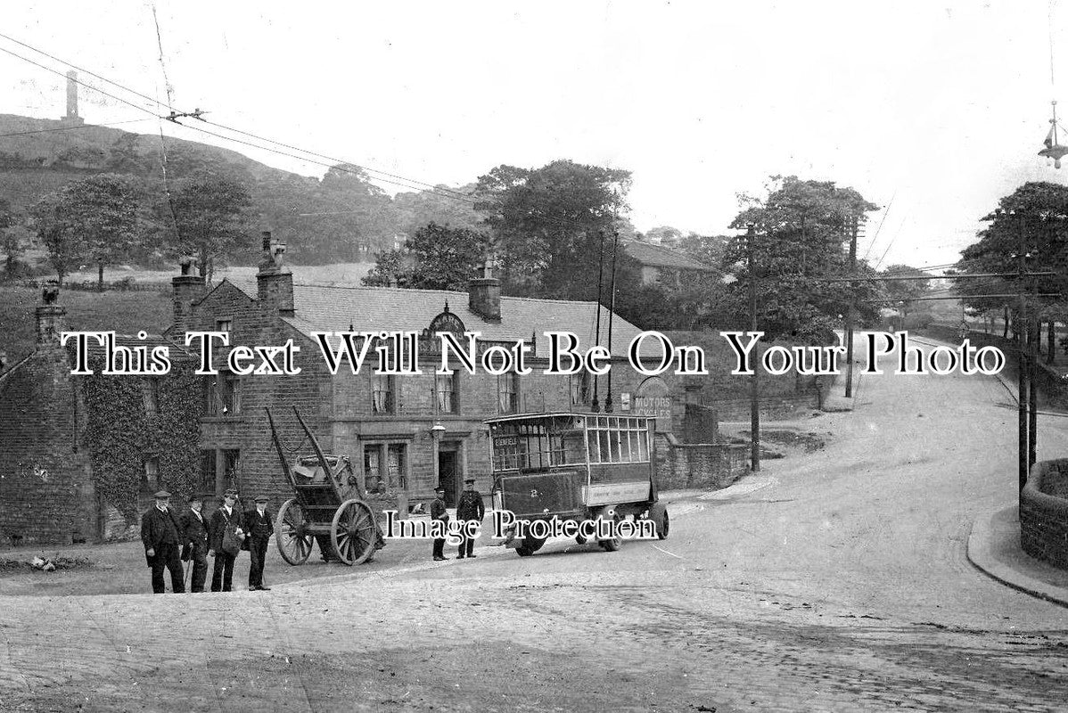 LA 2386 - Hare & Hounds Pub, Holcombe Brook, Lancashire c1917