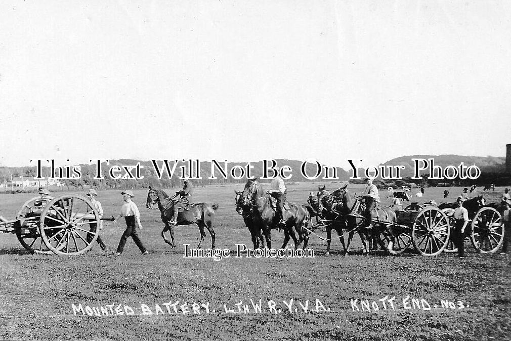 LA 244 - WW1 West Riding Regiment Artillery Volunteers, Knott End, Lancashire