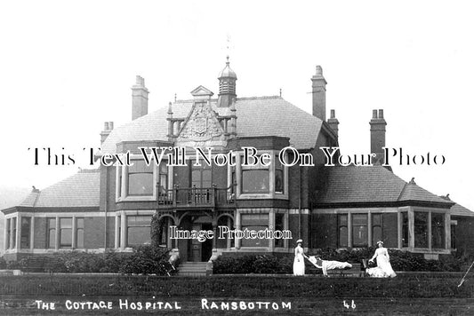 LA 2445 - The Cottage Hospital, Ramsbottom, Lancashire c1908