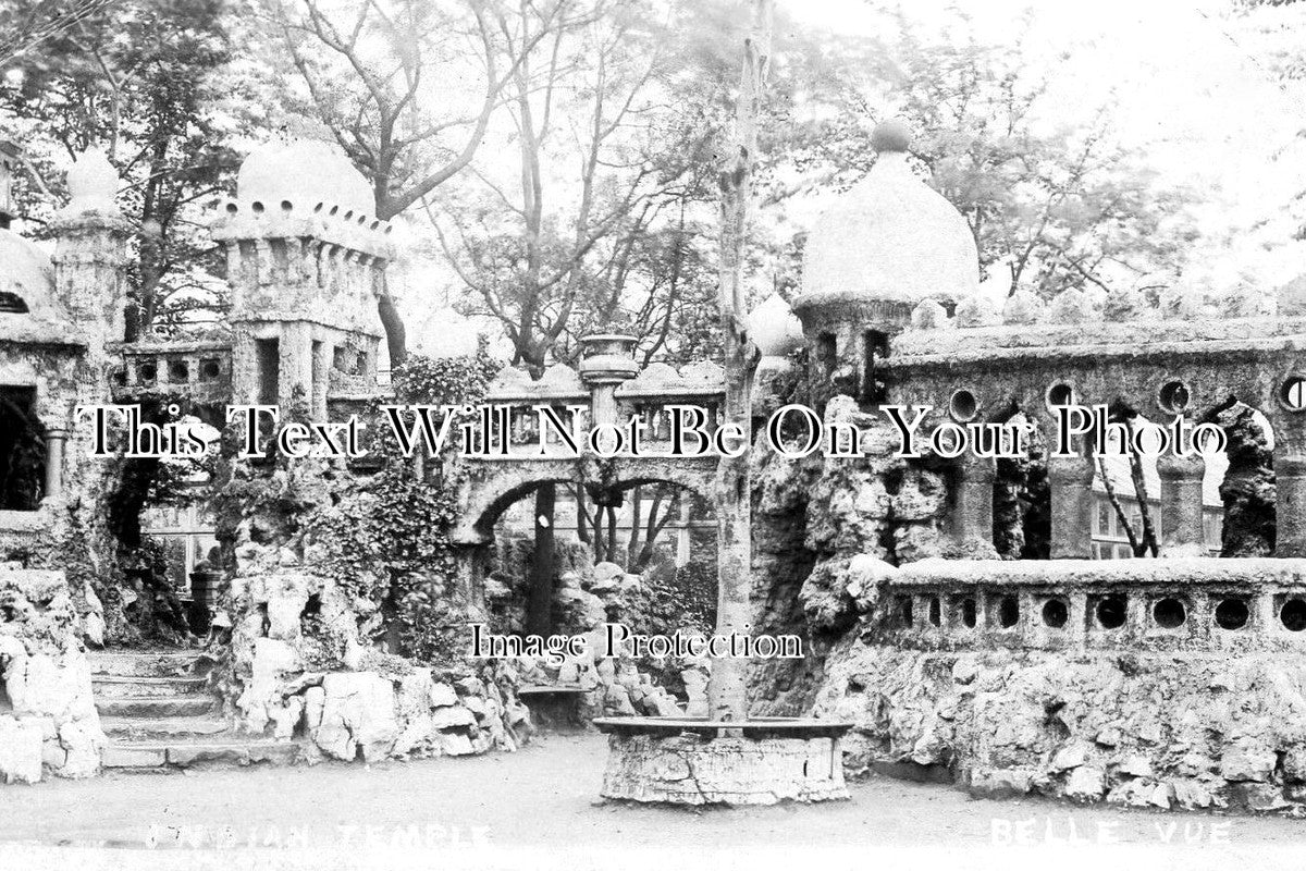 LA 2460 - Indian Temple, Belle Vue Gardens, Manchester Zoo, Lancashire c1908