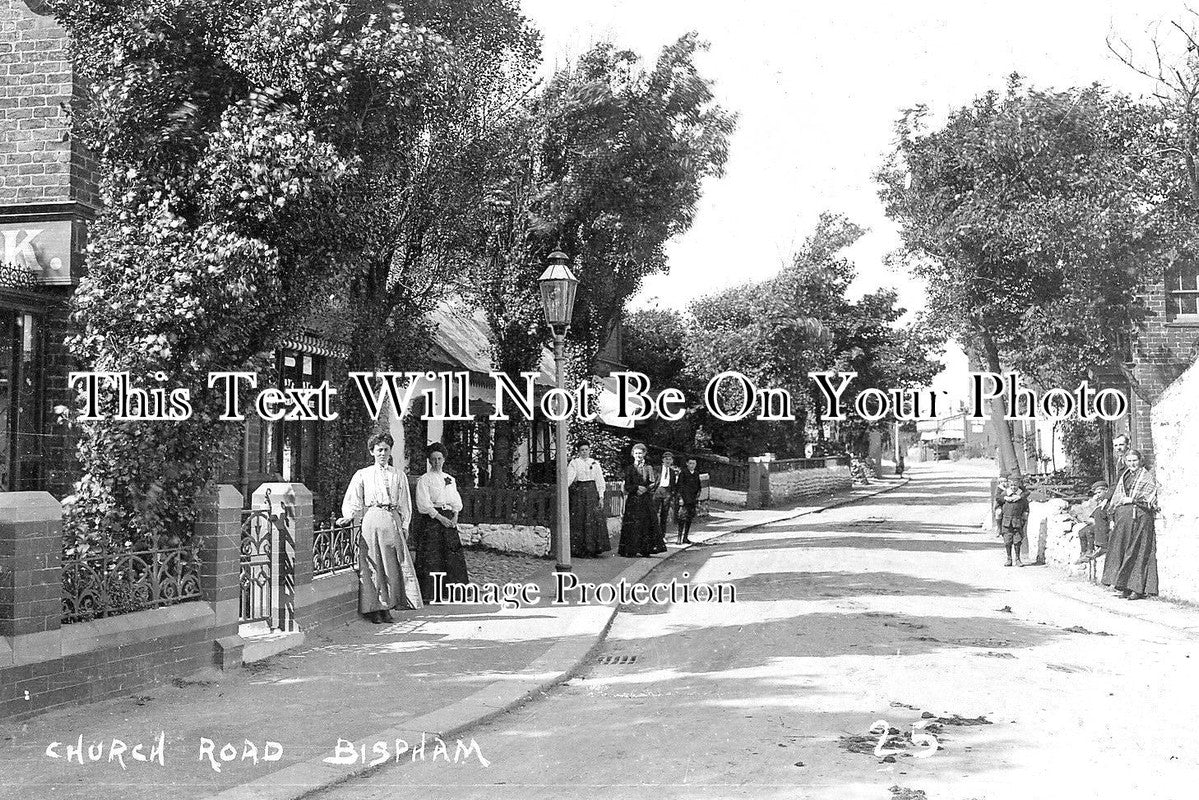 LA 2467 - Church Road, Bispham, Blackpool, Lancashire c1915
