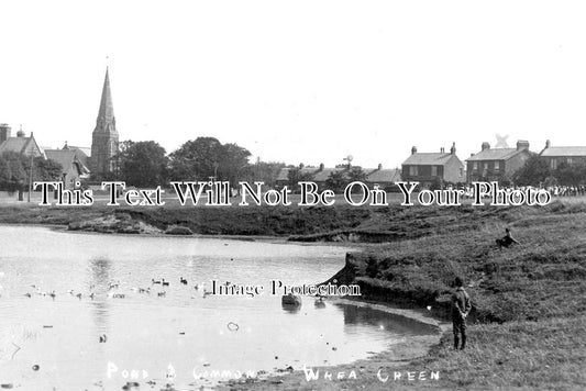 LA 2473 - Pond & Common, Wrea Green, Lancashire