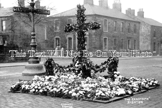 LA 2474 - WW1 Temporary Cenotaph At Rishton, Lancashire c1920
