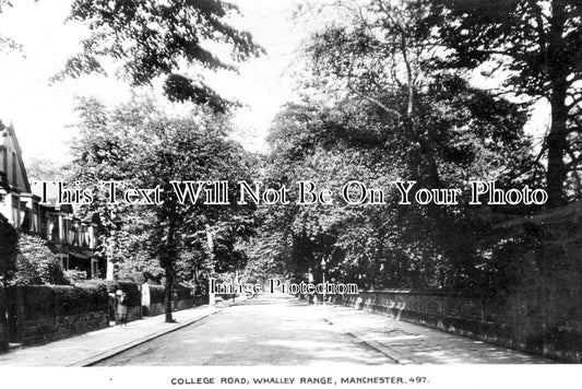 LA 2483 - College Road, Whalley Range, Manchester, Lancashire